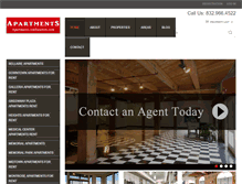 Tablet Screenshot of apartmentlinkhouston.com